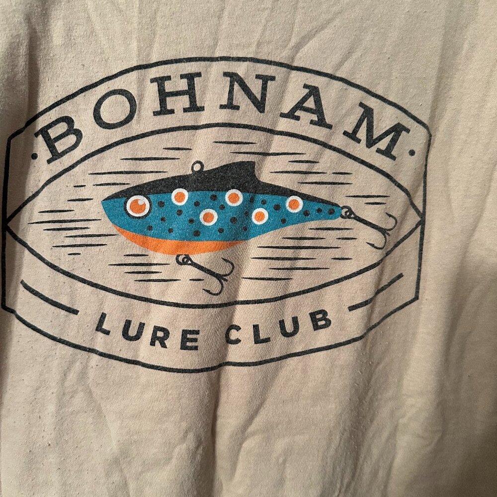 Bohnam Men's XL Lure Club T- Shirt
